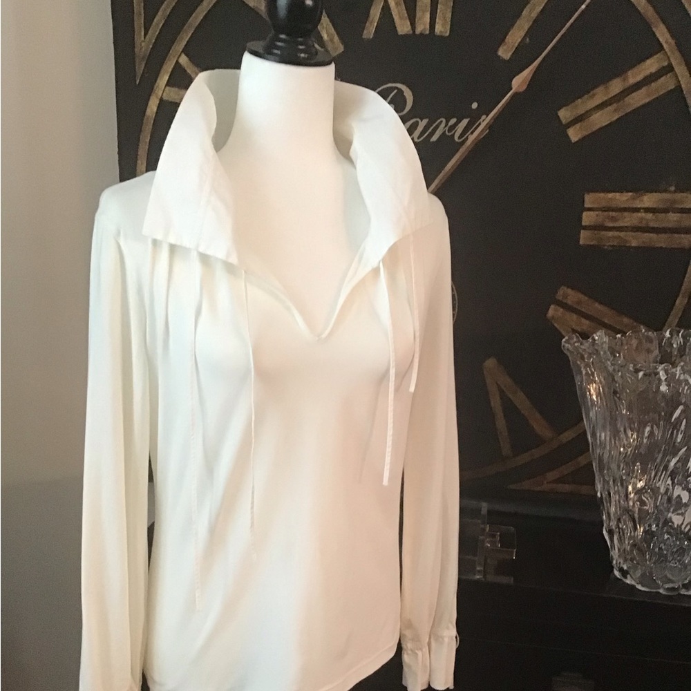 Anne Fontaine Pima Cotton Blouse